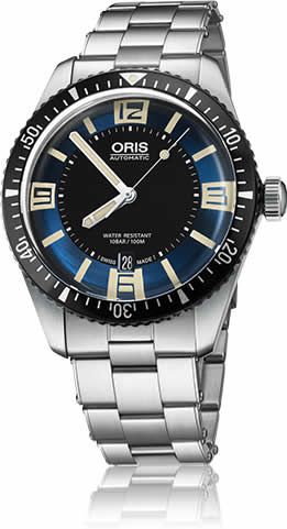 Discount ORIS DIVERS SIXTY FIVE BLUE DIAL ON BRACELET watch 01-733-7707-4035-07-8-20-18